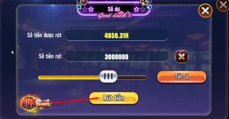Rút tiền 8US khắc phục được nhiều hạn chế trong rút tiền từ các cổng game khác