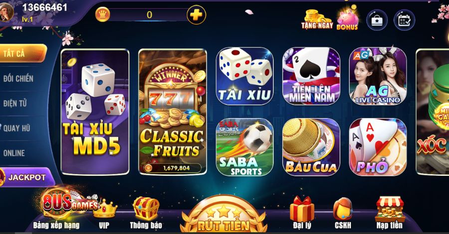 Tải app và đăng ký tài khoản để nhận được nhiều ưu đãi tại cổng game 8US