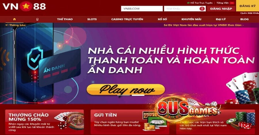 Tin đồn trực tuyến về cổng game Vn88