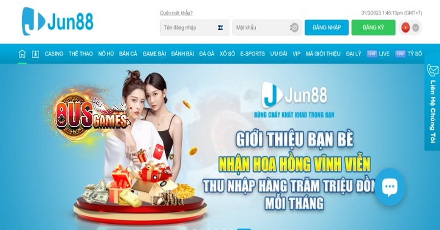 Những thông tin cơ bản về Jun88